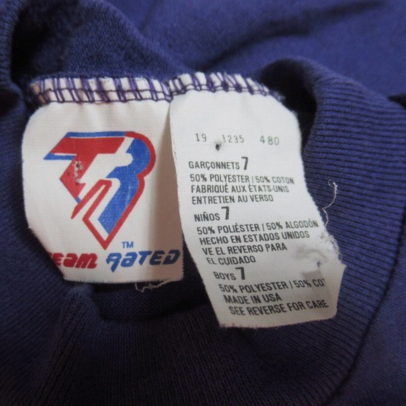 Vintage 90s Arizona Diamondbacks T-Shirt 1997 Purple MLB Baseball Youth Boys 7 - Picture 3 of 4